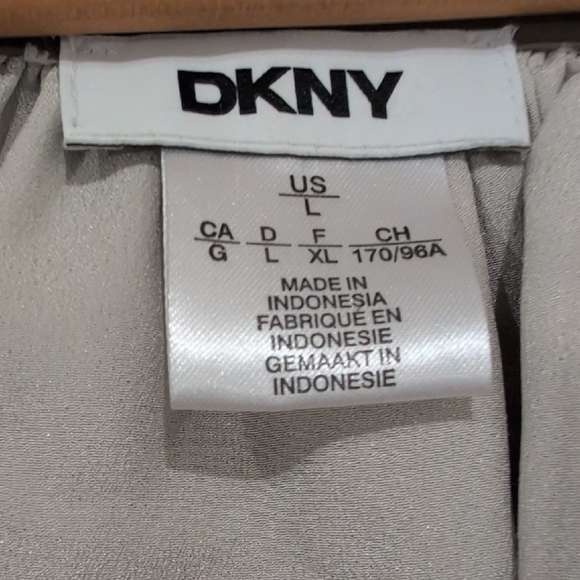 DKNY Olive Green Women's Blouse - Picture 2 of 5